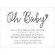 Oh Baby Shower Invitations Image 4 of 4